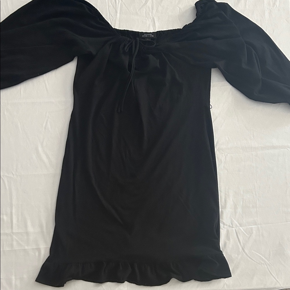 Chic Black Long Sleeve Dress
